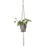 MACRAMÉ SIMPLE NoeUD CARRÉ BLANC 100 CM