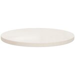 vidaXL Dessus de table Blanc Ø50x2 5 cm Bois de pin massif