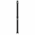 vidaXL Douche solaire extérieure Noir 217 cm PVC  aluminium