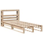 vidaXL Cadre de lit sans matelas 90x200 cm bois de pin massif