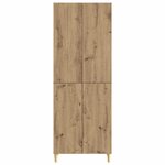 vidaXL Ensemble de Meubles 2 Pièces Chêne artisanal 66 x 34 5 x 90 cm
