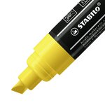 Marqueur pointe large FREE acrylic T800C jaune STABILO