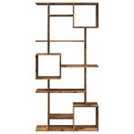 vidaXL Bibliothèque vieux bois 92x29x188 cm bois d'ingénierie