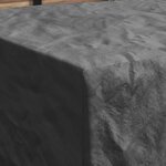 vidaXL Housse pour meubles Uni Noir 300 x 200 x 90 cm 600D