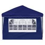 vidaXL Tente de fête pop-up 575 x 288 x 245 cm Bleu