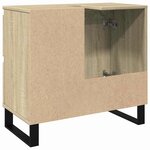 vidaXL Armoire salle de bain chêne sonoma 65x33x60 cm