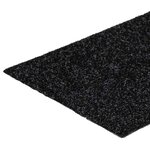 vidaXL Tapis d'escalier autocollants 30 pièces 76 x 20 cm Noir Rectangulaire