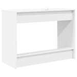 vidaXL Bureau de lit Blanc Bois d'ingénierie 100 x 45 x 75 cm