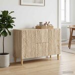 vidaXL Buffet Chêne Sonoma 89 x 34 5 x 60 cm Bois d'ingénierie