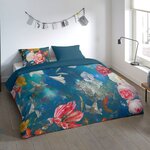 Pure housse de couette space flowers 240x200/220 cm
