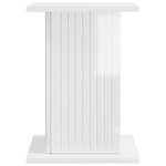 vidaXL Support de Plante Blanc brillant 30 5 x 30 x 43 cm