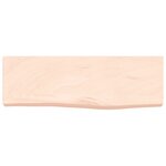 vidaXL Étagère murale 60x20x6 cm bois de chêne massif non traité