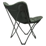 Bo-Camp Chaise papillon de camping pliable Himrod Vert