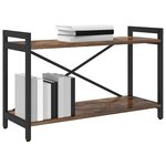 vidaXL Étagère Chêne fumé 40 x 30 x 85 cm Bois d'ingénierie