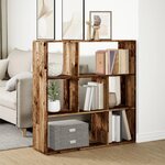 vidaXL Étagère séparatrice de pièce vieux bois 102x29x103 5 cm