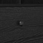 vidaXL Bureau avec rangement 2 Pièces Chêne noir Bois d'ingénierie