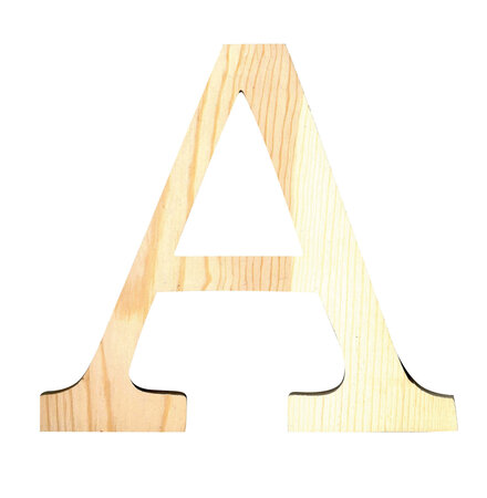 Alphabet en bois 11 5cm Lettre A
