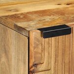 vidaXL Armoire salle de bain marron 38x33 5x58 cm bois massif manguier