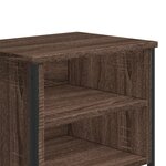 vidaXL Tables de chevet 2Pièces chêne marron 40x30x40cm bois d'ingénierie