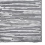 vidaXL Tapis d'extérieur ARAKIL Gris 80x150 cm PP