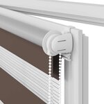 Store enrouleur tamisant 80 x 150 cm marron