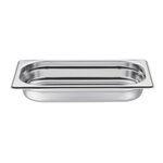 Bac gastro inox gn 1/4 - 40 mm - vogue -  - acier inoxydable1 13 265x40x162mm