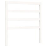 vidaXL Cadre de lit sans matelas blanc bois de pin massif