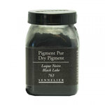 Pigment en poudre - sennelier - laque noir - pot de 200 ml