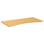 vidaXL Dessus de bureau 100x50x1 5 cm bambou