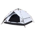 vidaXL Tente de camping à dôme 4 personnes libération rapide