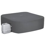 Bestway Housse PVC et POM Gris