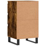 vidaXL Buffet chêne fumé 40x35x70 cm bois d'ingénierie