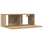 vidaXL Meubles TV muraux 2 Pièces chêne artisanal 80x30x30 cm