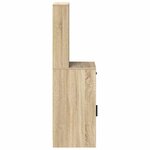 vidaXL Haut Armoire Chêne sonoma 40 x 40 5 x 135 cm Bois d'ingénierie