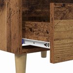 vidaXL Armoire de lit Bois Ancien 40 x 35 x 50 cm Bois d'ingénierie