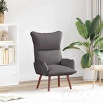vidaXL Fauteuil relaxant Gris 69 x 74 x 93 cm Faux cuir