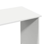 vidaXL Bureau Blanc 80x40x75 cm Bois d'ingénierie