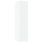 vidaXL Armoire de rangement mince blanc 45x42 5x225 cm