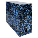 Boîte de classement carton exacompta tradition dos 12 cm  couleurs assorties - lot de 5