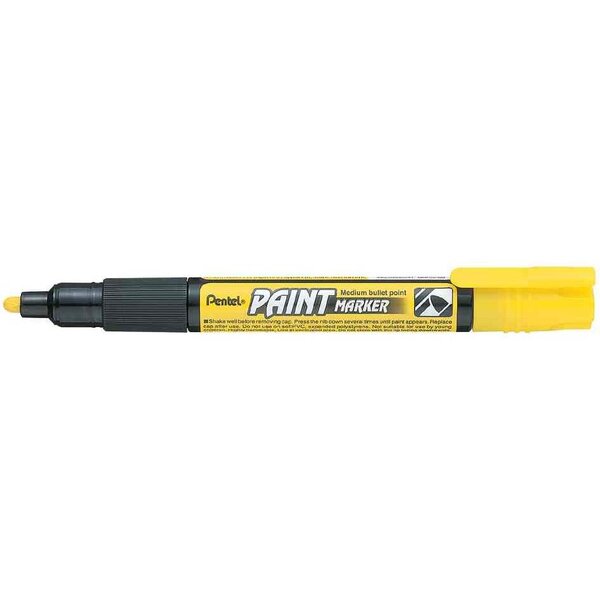 marqueur permanent PAINT MARKER MMP20  jaune PENTEL