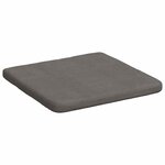 vidaXL Coussins de siège 4 Pièces Gris clair 40 x 40 x 3 cm