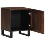 vidaXL Table de chevet 40x34x46 cm bois de manguier massif