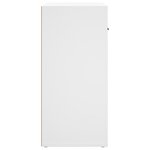 vidaXL Buffet Blanc 80x33x70 cm Bois d'ingénierie