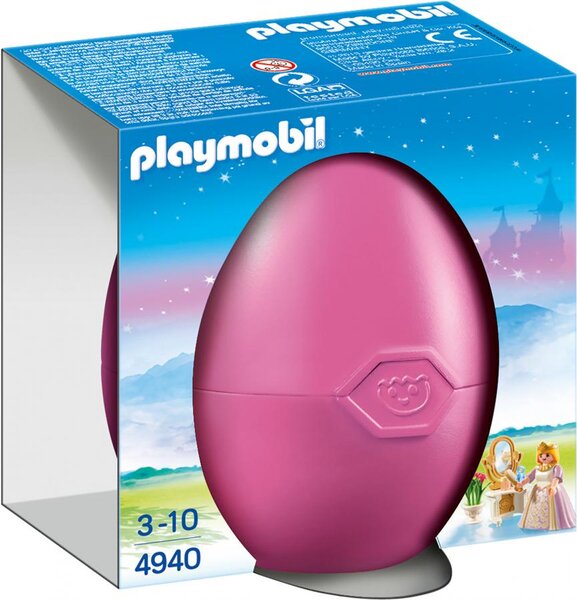 4940 Oeuf Princesse avec coiffeuse rose