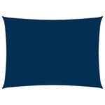 vidaXL Voile de parasol Tissu Oxford rectangulaire 2x4 5 m Bleu