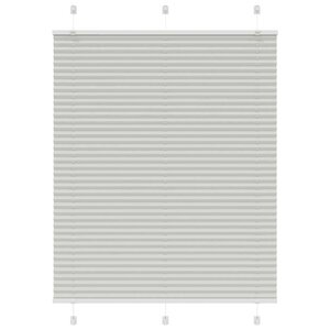 vidaXL Store plissé gris clair 105x100cm largeur du tissu 104 4cm