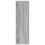 vidaXL Supports pour plantes 2 Pièces sonoma gris bois d'ingénierie