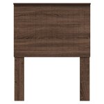 vidaXL Tête de lit avec tête de lit Chêne brun 75 cm Bois d'ingénierie