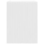 vidaXL Meuble TV mural Montage mural Blanc Brillant 30 x 31 x 40 cm