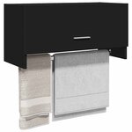 vidaXL Garde-robe noir 70x32 5x35 cm bois d'ingénierie